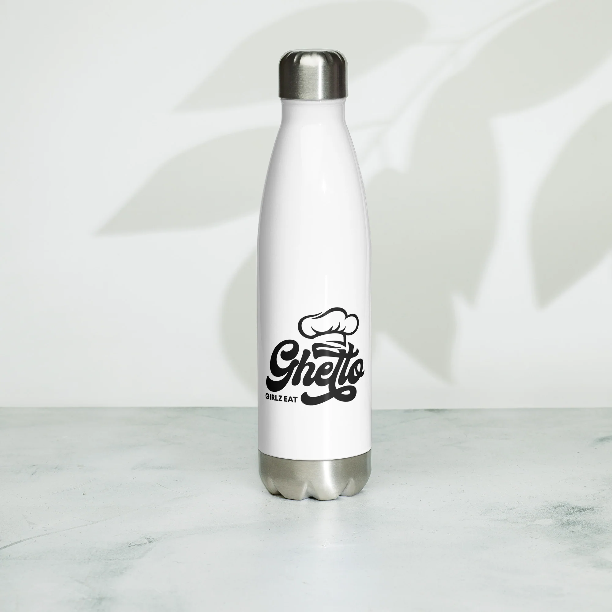 Sippin' Stainless Steel Water Bottle (White) - Image 2